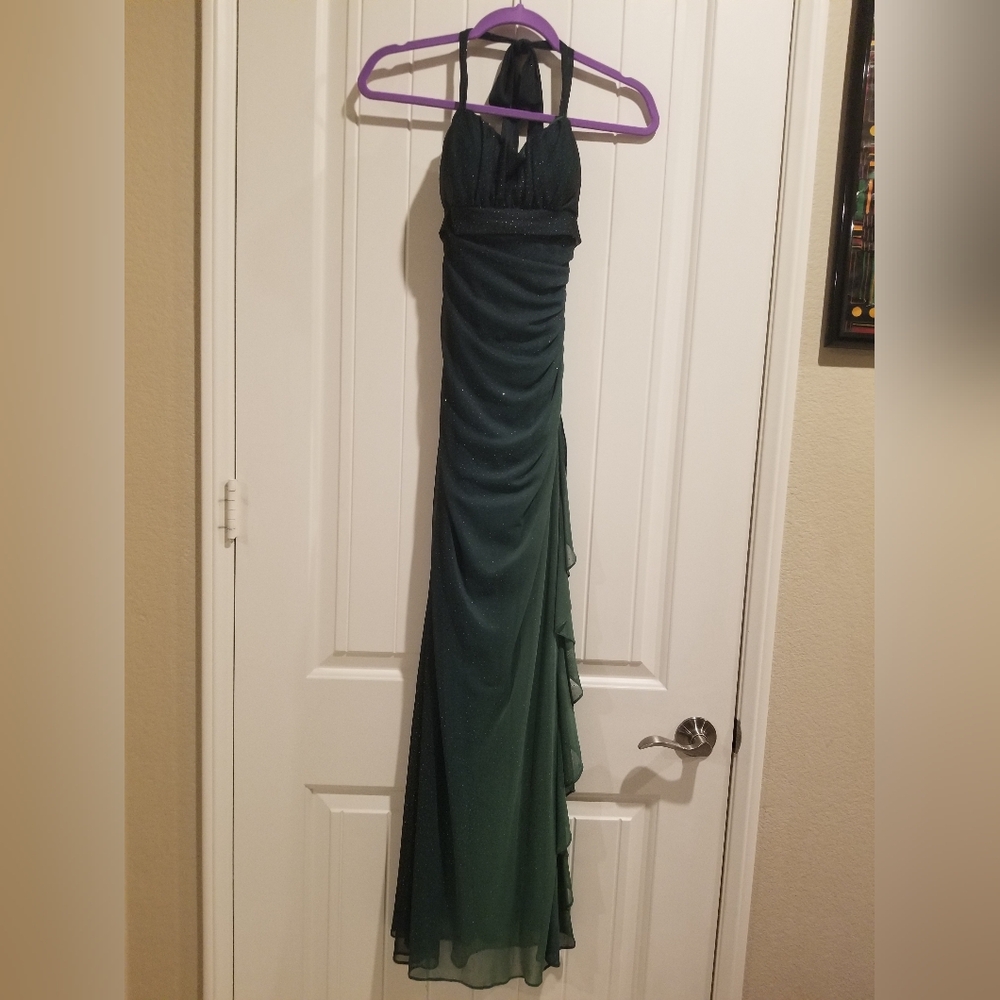 Emerald Green Shimmer Dress